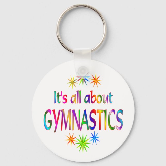 About Gymnastics Key Ring (Front)