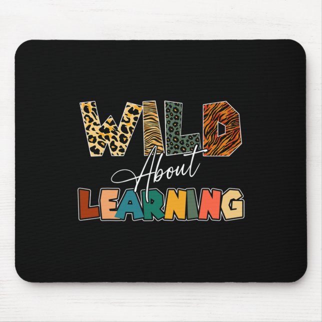 About Learning Leopard Teacher Back To School Teac Mouse Mat (Front)