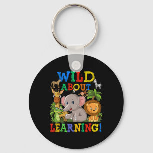About Learning Safari Animals Jungle Back To Schoo Key Ring