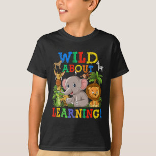 About Learning Safari Animals Jungle Back To Schoo T-Shirt