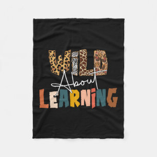 About Learning Teacher Back To School Teaching 1  Fleece Blanket
