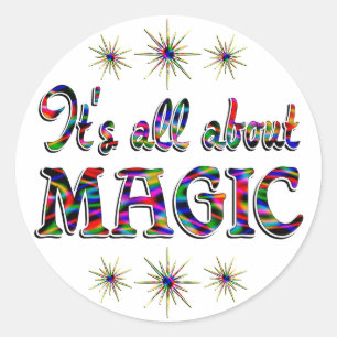 About Magic Classic Round Sticker
