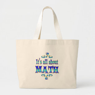 ABOUT MATH LARGE TOTE BAG