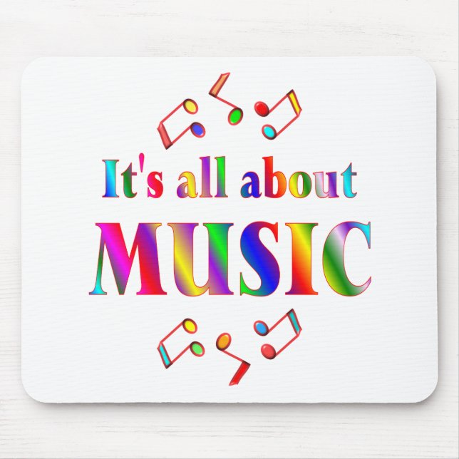 About Music Mouse Mat (Front)