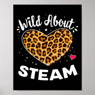 About Steam Leopard Squad Stem Back To School Day Poster