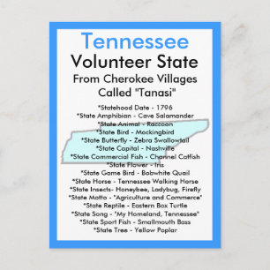About Tennessee Postcard