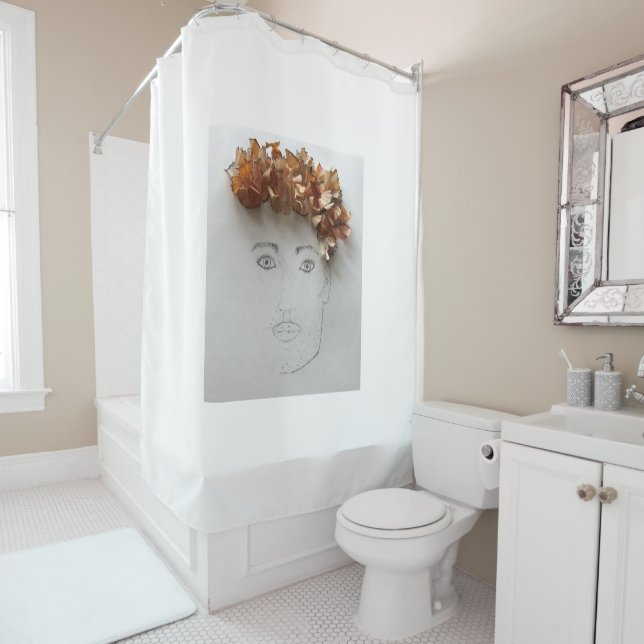 About That Face Shower Curtain (In Situ)