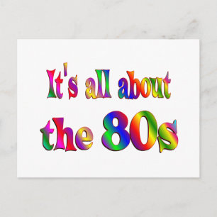 About the 80s postcard
