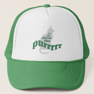 About the Purr Trucker Hat