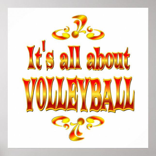 ABOUT VOLLEYBALL POSTER (Front)