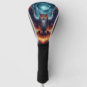 Above and Below - Wise Owl Art Golf Head Cover
