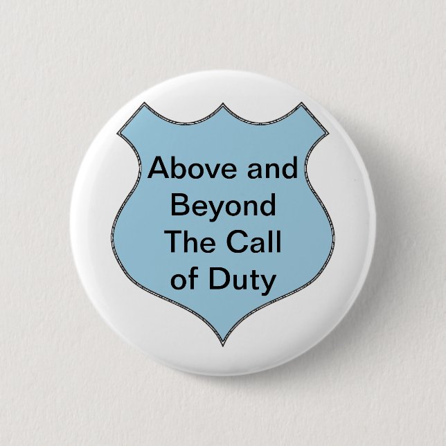 Above and Beyond the Call of Duty Badge (Front)