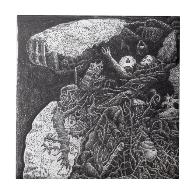 Above & Below by Brian Benson Tile (Front)