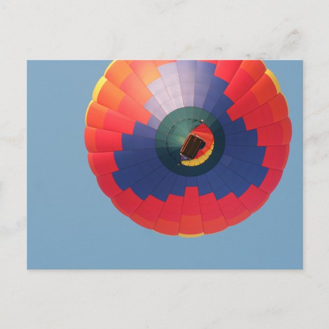 Above: Hot Air Balloon Postcard (Front)