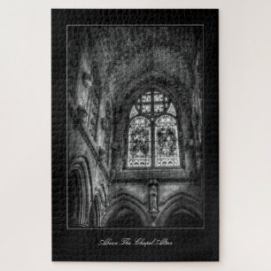 Above The Chapel Altar, Stained Glass WIndow Jigsaw Puzzle