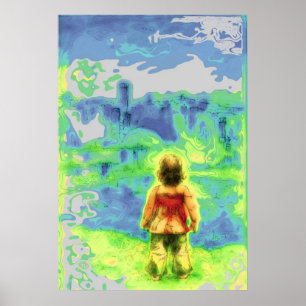 Above the Clouds - fantasy print
