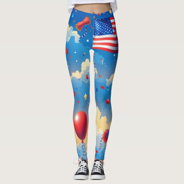 Above the Clouds Leggings (Front)