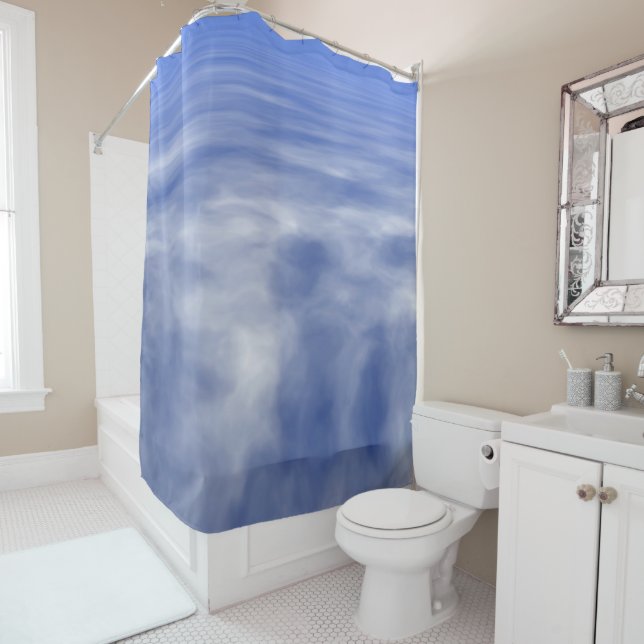 Above The Clouds Shower Curtain (In Situ)