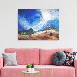 Above the Gravel Pit Emily Carr Canvas Print