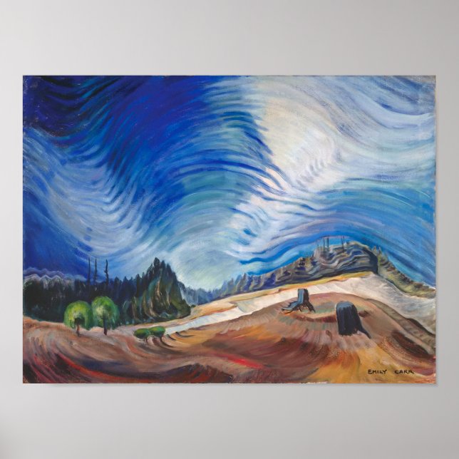 Above the Gravel Pit | Emily Carr | Poster (Front)