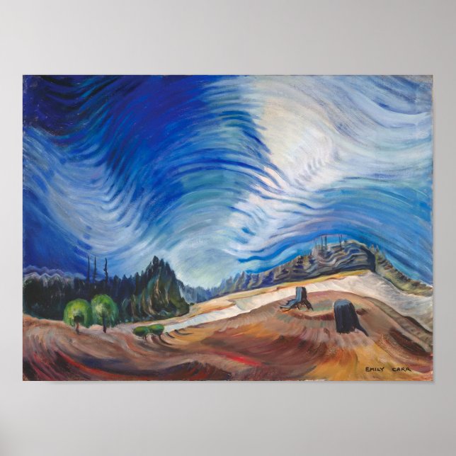 Above the Gravel Pit | Emily Carr | Poster (Front)