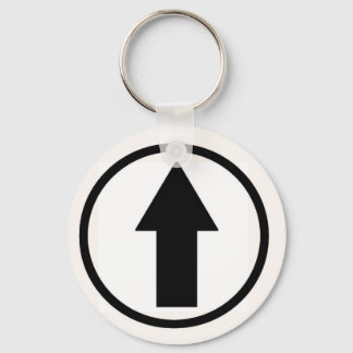 Above the influence - Black. Key Ring