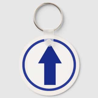 Above the influence - Blue Key Ring