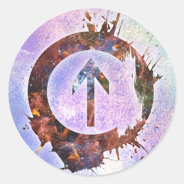 Above The Influence Classic Round Sticker (Front)