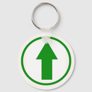 Above the influence - Green Key Ring