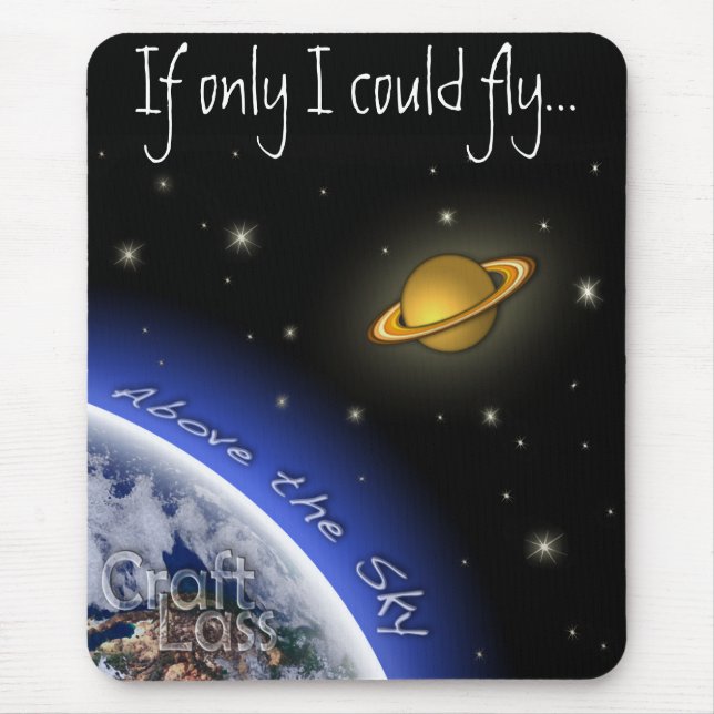 Above the Sky "If Only..." Mouse Mat (Front)