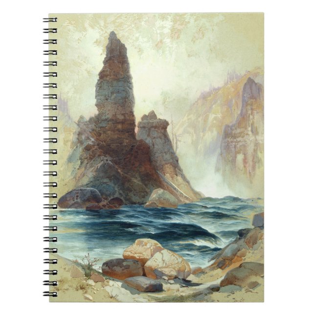 Above Tower Falls, Moran, 1872 Notebook (Front)