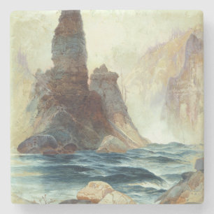 Above Tower Falls, Moran, 1872 Stone Coaster