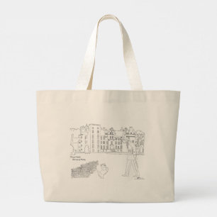 Aboyne Castle Archer and Scottie Dog Tote Bag