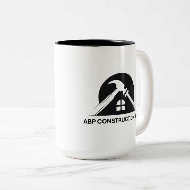 ABP Construction Business Logo Mug  (Front Right)