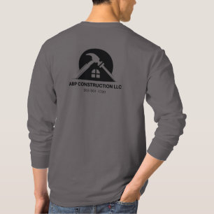 ABP Construction Front/Back long sleeve Crew T-Shirt
