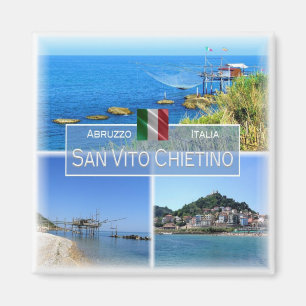 ABR003 SAN VITO CHIETINO, Abruzzo, Fridge  Magnet
