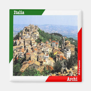 ABR020 ARCHI, Abruzzo, Italy, Fridge Magnet