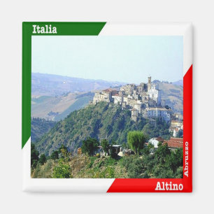 ABR021 ALTINO, Abruzzo, Italy, Fridge Magnet
