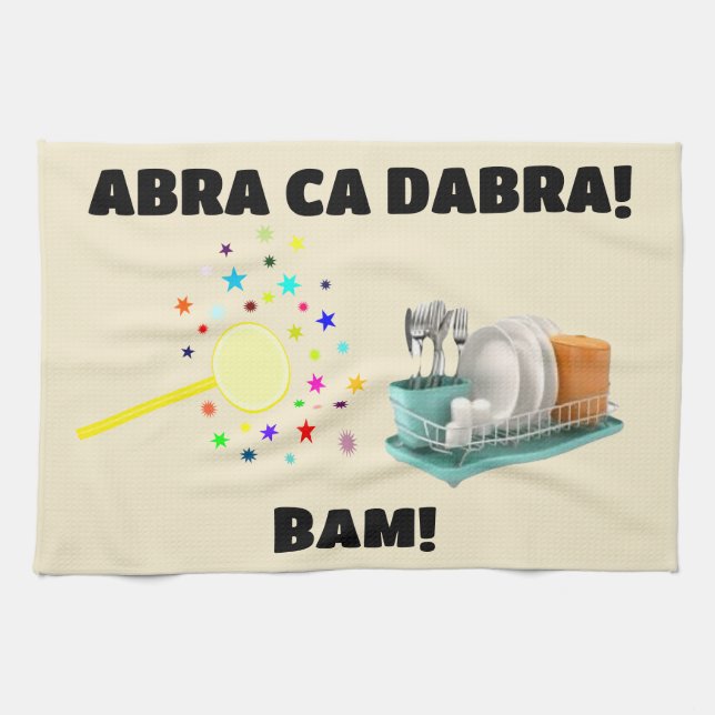Abra Ca Dabra Bam Kitchen Towel (Horizontal)