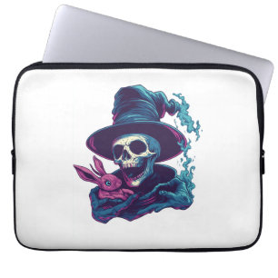 Abra-Cadabra Bones � Funny Magic Skull Laptop Sleeve