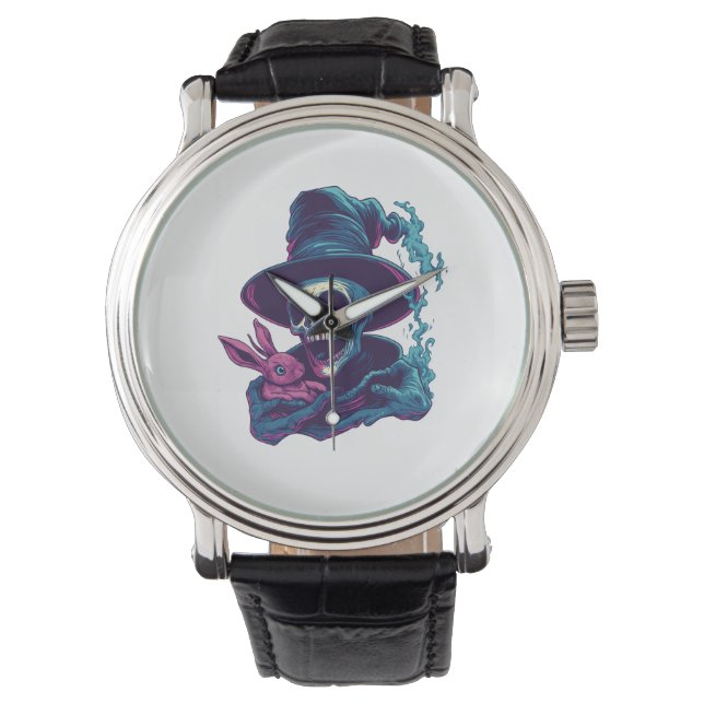 Abra-Cadabra Bones � Funny Magic Skull Watch (Front)