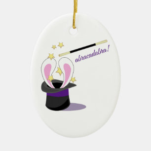 Abracadabra Hat Ceramic Tree Decoration