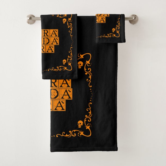Abracadabra Magic Word  Bath Towel Set (Insitu)