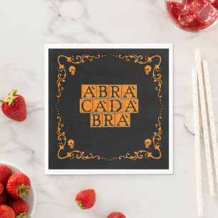 Abracadabra Magic Word Napkin
