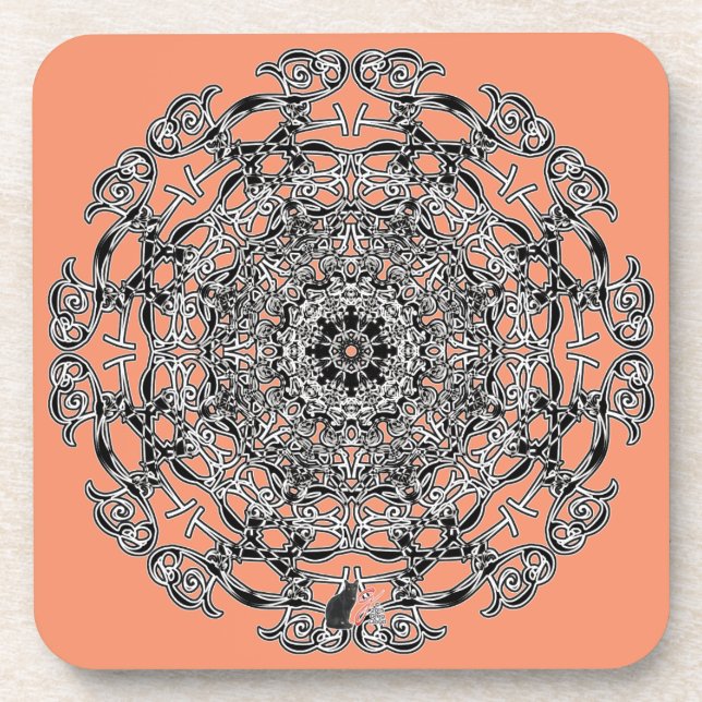 Abracadabra Octa Glyph Dusk Coaster (Front)