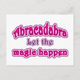Abracadabra Postcard
