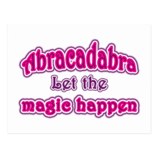 Abracadabra Postcard