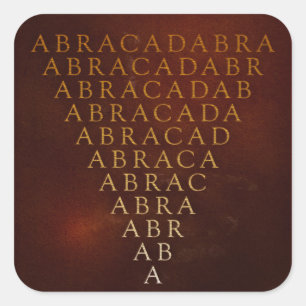 Abracadabra Sticker