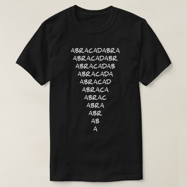ABRACADABRA T-Shirt (Design Front)