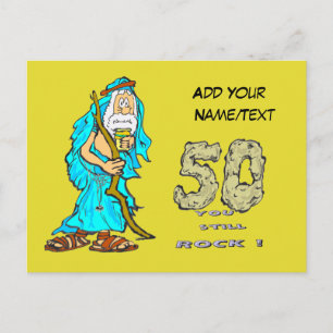 Abraham 50 th Anniversary Cust. Postcard